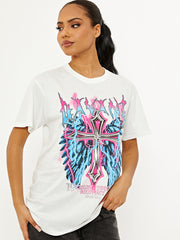 Camiseta impresa gráfica divina