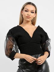 Shirted Organza -Hülle Tauchoberteil