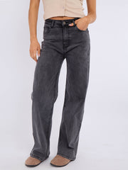 Rechte been denim jeans