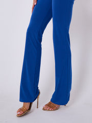 Open ruches slinky jumpsuit