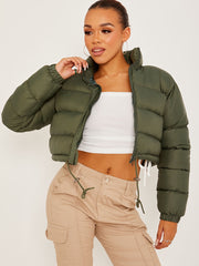 Neue geschnittene Pufferjacke