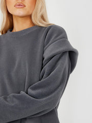 Dik fleece sweatshirt