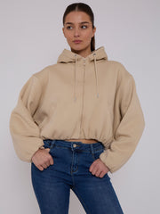 Chaqueta de bombardero recortada