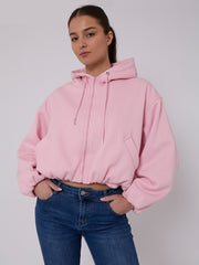 Chaqueta de bombardero recortada