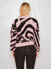 Zebra Knitted Jumper