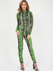 Schlangendruckzip Front -Front -Overall