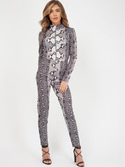 Schlangendruckzip Front -Front -Overall