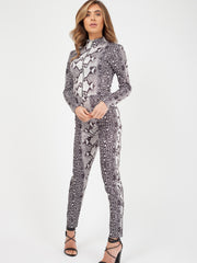 Schlangendruckzip Front -Front -Overall