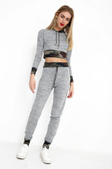 Camo Trimm mit Kapuze mit Kapuze -Loungewear -Set mit Kapuze