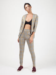 Mustard Multi Check Tailored Trousers