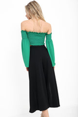 Wrap Over Ring Culotte Trouser