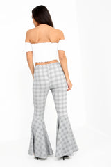 Extreme Flare Tartan Trousers
