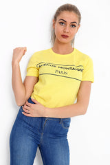 Avenue Montaigne Slogan Printed T Shirt