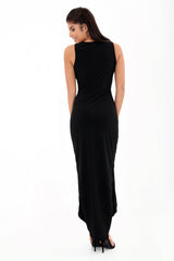 Eyelet Corset Wrap Over Dress