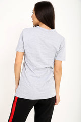 Vintage Love Slogan Printed T Shirt