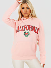 GRAFISCHE FLEECE HOODIE in Californië