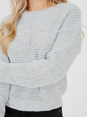 Fisherman Knitted Cropped Jumper