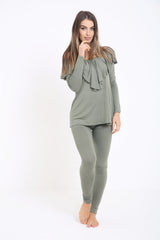 Falten -Jersey Loungewear