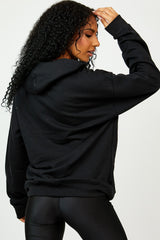 Talk Less Greek Statue Graphic Print Hoodie