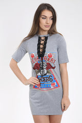 Lower Up Legendary Racers Print Longline T -shirtjurk
