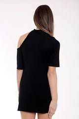 Geboren, um wild bedrucktes Longline -T -Shirt -Kleid zu sein