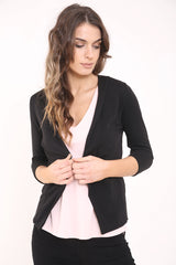 3/4 Sleeve Length Open Blazer
