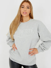Geborduurde liberte sweatshirt jumper