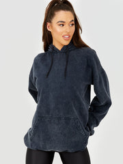 Zuurwass fleece hoodie