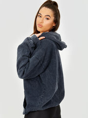 Zuurwass fleece hoodie