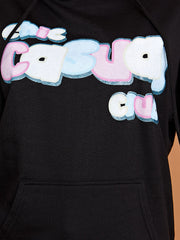 Chic casual club grafische print hoodie