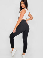 Detalles de textura de retroceso de rasguño Legging activo